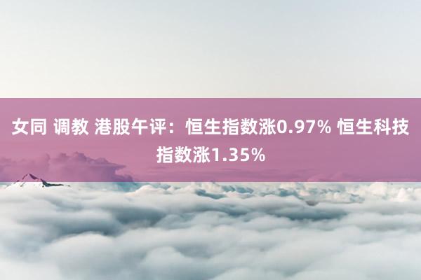 女同 调教 港股午评：恒生指数涨0.97% 恒生科技指数涨1.35%