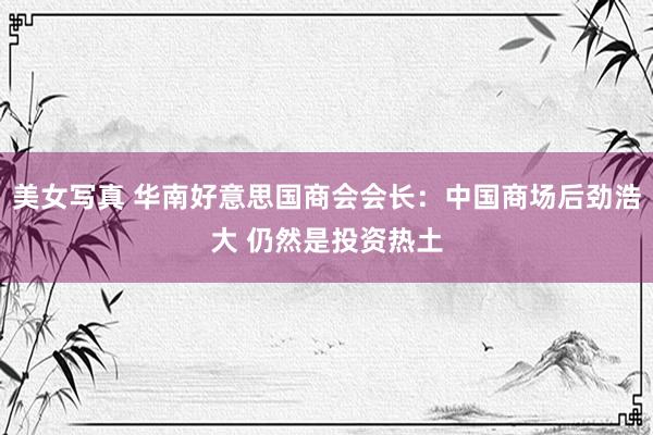 美女写真 华南好意思国商会会长：中国商场后劲浩大 仍然是投资热土