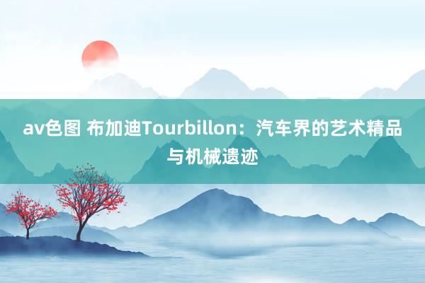 av色图 布加迪Tourbillon：汽车界的艺术精品与机械遗迹