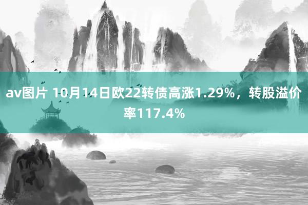 av图片 10月14日欧22转债高涨1.29%，转股溢价率117.4%