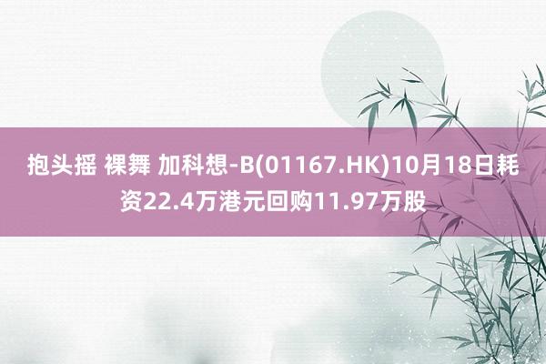 抱头摇 裸舞 加科想-B(01167.HK)10月18日耗资22.4万港元回购11.97万股