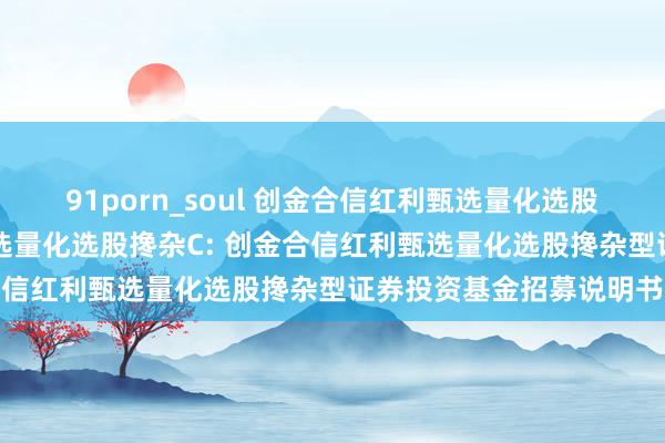 91porn_soul 创金合信红利甄选量化选股搀杂A，创金合信红利甄选量化选股搀杂C: 创金合信红利甄选量化选股搀杂型证券投资基金招募说明书