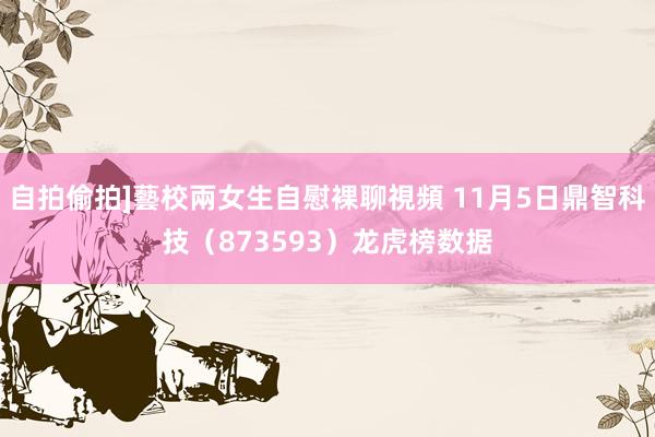 自拍偷拍]藝校兩女生自慰裸聊視頻 11月5日鼎智科技（873593）龙虎榜数据